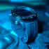 Reloj Tactico Militar Resistente al agua Wickpro Cronómetro Luz Nocturna Malla Flexible Números Grandes Aro De Acero Inoxidable Negro