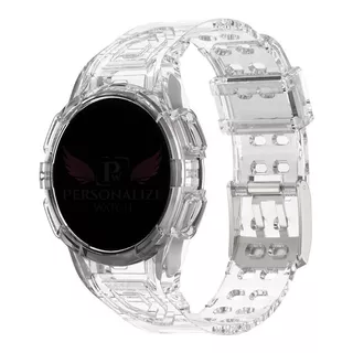 Pulseira Personalize Watch Escudo Para Samsung Watch 4 44mm Cor Transparente