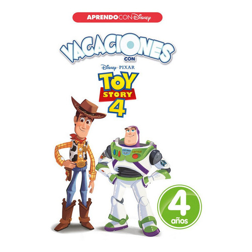 Vacaciones Con Toy Story 4. 4 Aãâ±os (aprendo Con Disney), De Disney,. Editorial Cliper Plus, Tapa Blanda En Español