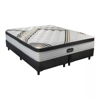 Sommier Europea Simmons Beautyrest Gold King De 200cmx180cm Con Base Dividida