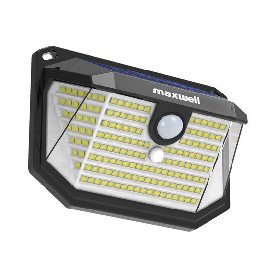 Foco Solar Maxwell 178 Led Exterior Pared Unitario + Sensor