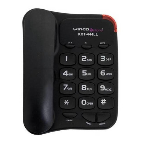 Teléfono Winco KXT-444LL fijo - color negro