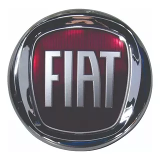 Emblema Fiat Vermelho Grade Ducato Argo Cronos 120mm