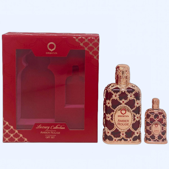 Orientica Amber Rouge Set De 2 Pz Con Miniatura Unisex