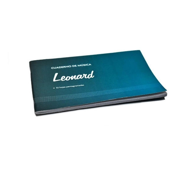 Cuaderno Pentagramado De 32 Hojas Leonard Musica