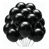 100pcs Globos Negro,mate Globos De Látex Negro,decoración De La Boda Globos Negro,cumpleaños Globos De Decoración Negro,halloween,fiesta Temática Globos De Decoración Negro