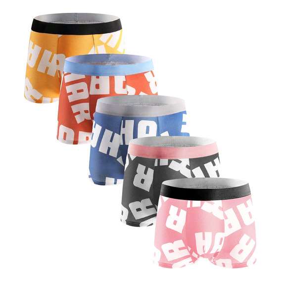 Boxers Calzoncillos Transpirable Para Hombre 5piezas