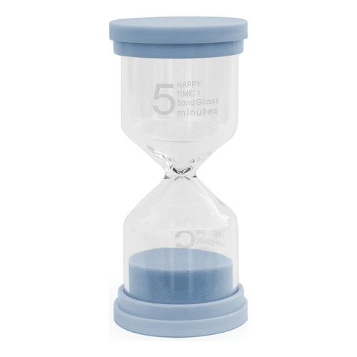 Reloj De Arena Tiempo De 10 Min, Tamaño 11cm, Color Azul