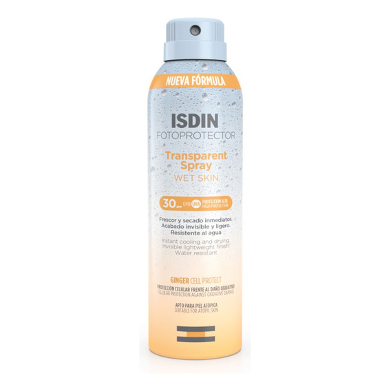 Isdin Fotoprotector Transparent Spray Wet Skin Spf 50 250ml