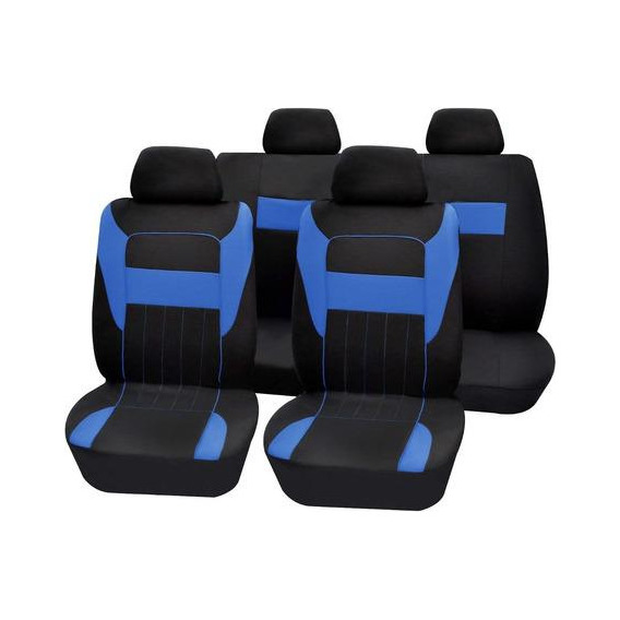 Juego Cubreasiento Universal Auto Ix-46 H Azul Rojo Gris