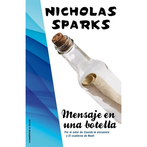Mensaje En Una Botella, De Nicholas Sparks. Roca Editorial En Español