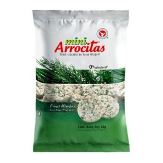 Oferta! Galletitas Mini Arrocitas Finas Hierbas 53g Sin Tacc