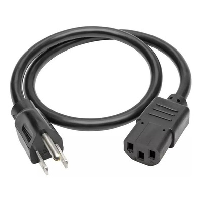 Cable Corriente Para Impresora Monitor Y Pc 10a  1.2m(10pzs)