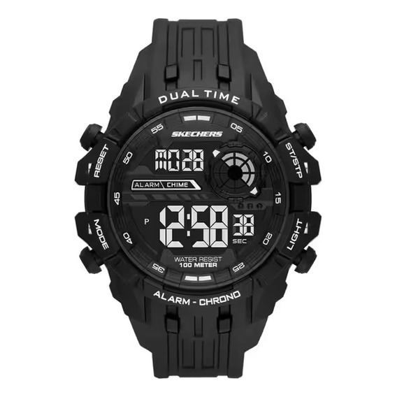 Reloj Para Hombre Skechers Mcconnel Sr1130 Negro