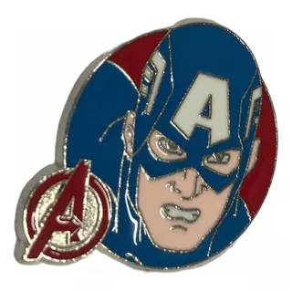 Pin Disney Capitàn America Personaje  Marvel Original Metal