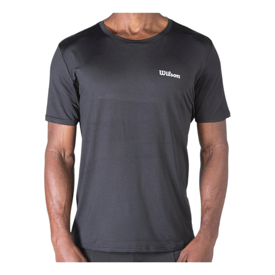 Remera Deportiva Wilson Dry Ultra Light Negra