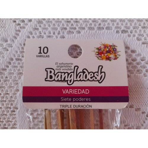 Sahumerios Triple Empaste Bangladesh X 10 Varillas Fragancia Variedad
