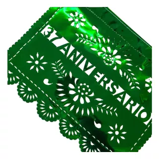 Papel Picado Personalizado / Logotipo De Empresa Metálico