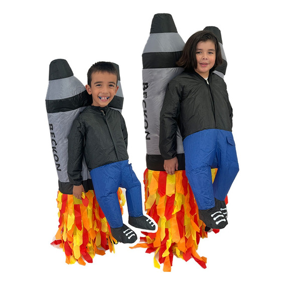 Disfraz Inflable De Halloween Cohete Espacial Rocket Nave Space Toda Ocasión
