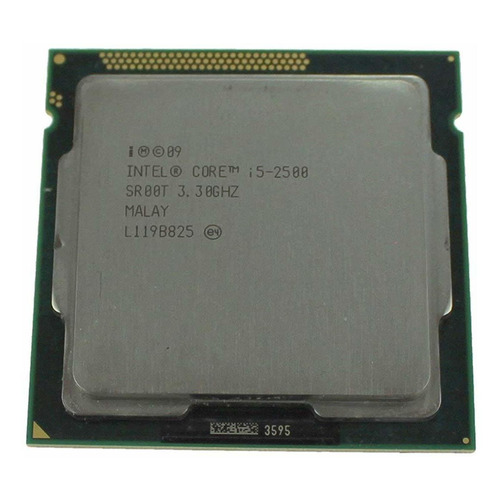 Procesador gamer Intel Core i5-2500 BX80623I52500 de 4 núcleos y  3.7GHz de frecuencia con gráfica integrada