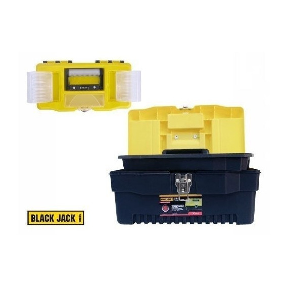 Caja de herramientas Black Jack E092 de plástico