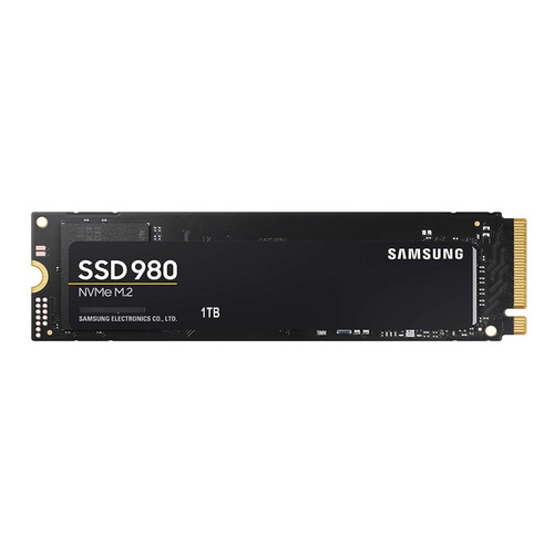 Disco sólido SSD interno Samsung 980 MZ-V8V1TOBW 1TB negro