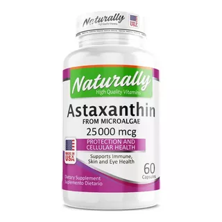 Astaxanthin 25mg 60caps America - Unidad a $833