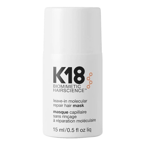  Máscara K18 Molecular Repair Hair Mask reparación de 15mL