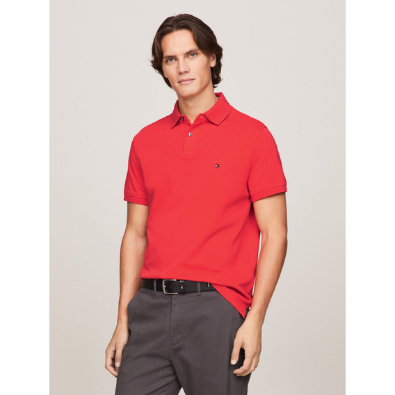 Polo 1985 Roja De Corte Regular De Hombre Tommy Hilfiger