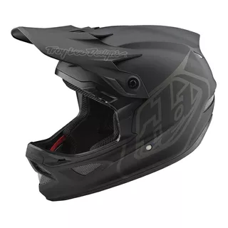 Casco Full-face Troy Lee Designs D3 Fiberlite Mono Black Talla M