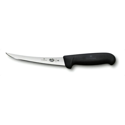 Victorinox Cuchillo Flexible Para Deshuesar Fibrox, 15 Cm Color Negro