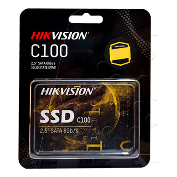 Disco Solido Ssd 9600gb Hikvision C100 Sata 3 Pc Notebook Color Negro