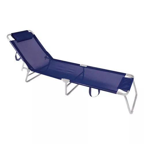 Silla repostera de playa reclinable de aluminio Lounger - RIO - Equipak