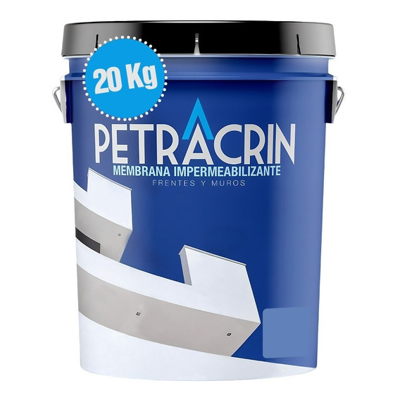 Membrana Liquida 20 Kg Membrana Transitable Elastomérica Acabado - Color Azul