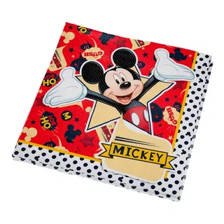 Guardanapo De Papel Mickey Mouse Disney - 16 Folhas