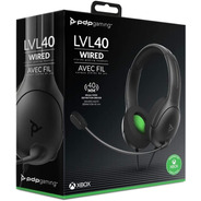 Lvl 40 Stereo Headset Black (pdp) Xbox One / Series X