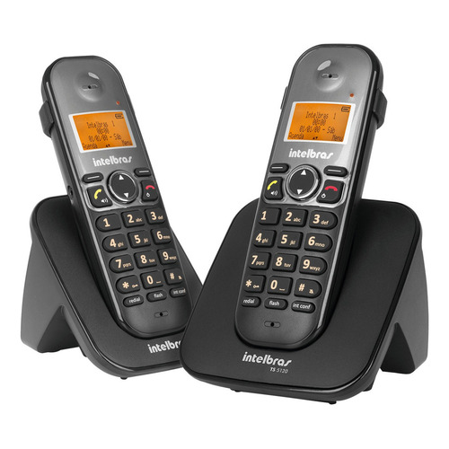 Kit Telefone Sem Fio Ts 5122 Preto Intelbras