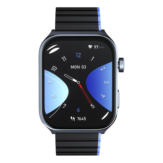 Smartwatch Reloj Inteligente Con Malla De Color Bisel Gris