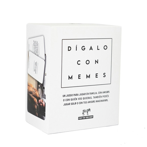 Juego de cartas Dígalo con memes Clásica Fight For Your Right