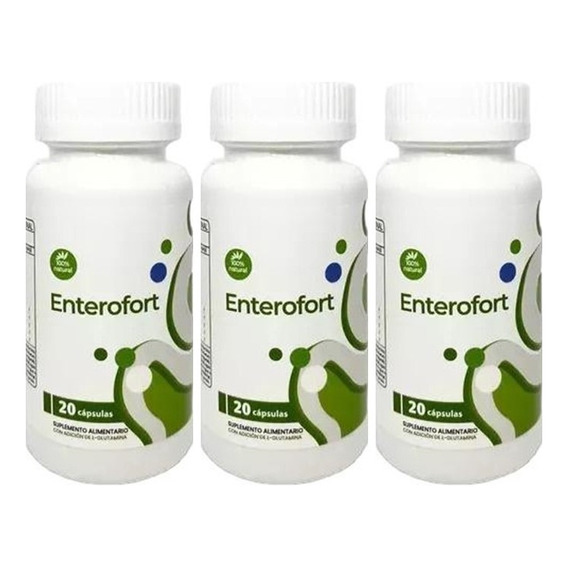 Oferta Pack X3 Enterofort Original Elimina Los Parásitos