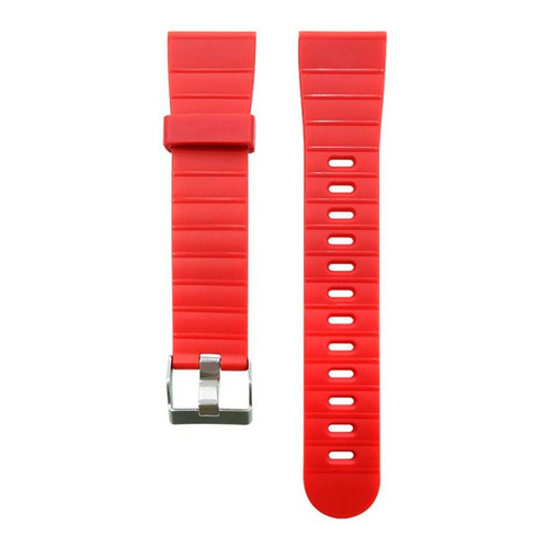 Malla Silicona Smart Watch Para Reloj Inteligente Noga Sw03 Color Rojo