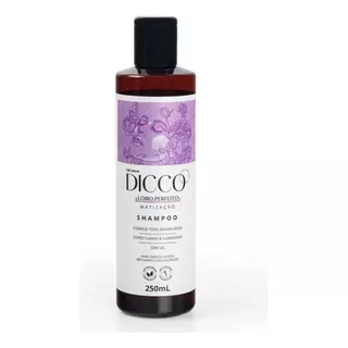 Dicco Loiro Perfeito Shampoo Matizador Sem Parabenos 250g