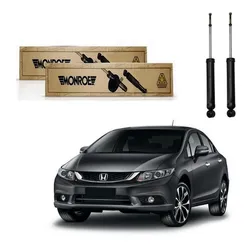  Par Amortecedor Traseiro Civic 1.8 2.0 2012 A 2015
