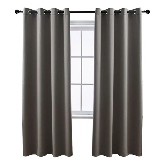  Nanwei NW523 de 213cm x 137cm liso color gris oscuro - pack por 2 Nanwei NW523