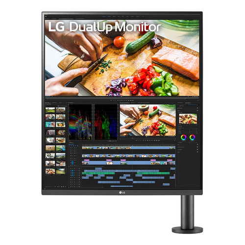 Monitor LG Dualup Ergo 28MQ780 LCD 27.6" negro 100V/240V