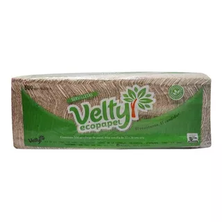 3 Paquetes De 500 Servilletas Velty Ecológicas Biodegradable
