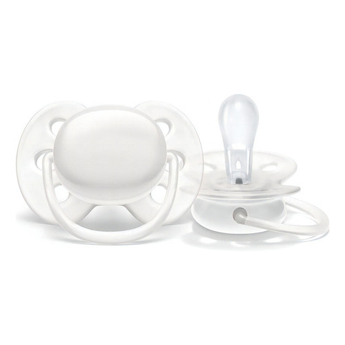 Chupete Philips Avent Scf092/01 Ultra Soft 0-6m Blanco 