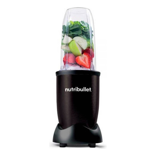 Licuadora portátil Nutribullet Pro 900W 900 mL all black con vaso de tritan 127V - Incluye 9 accesorios