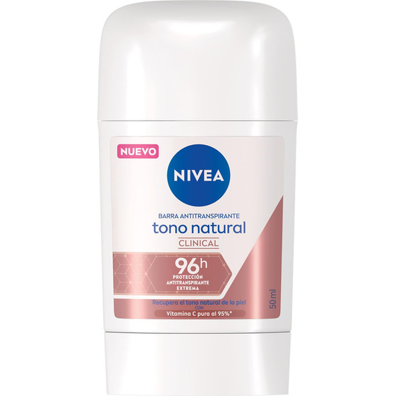 Desodorante Nivea Clinical Tono Natural En Barra 50 Gr