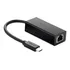 Adaptador De Red Rj45 A Tipo C Ethernet 1000mbps Gigabit Color Negro